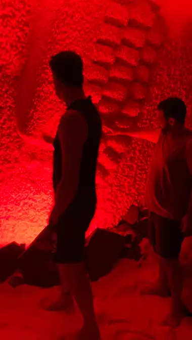 Guest Breathing in Healing Salt Air