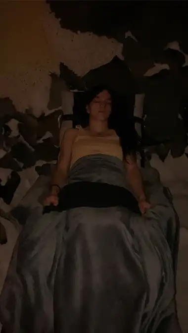 Guest Embracing the Healing Glow